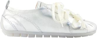 Simone Rocha Grip Ballerina - Dames - Veterschoenen - Grijs - 35 EU - Leer - Schoenen