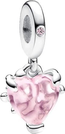 Pandora Pink Family Tree & Heart Dangle Charm
