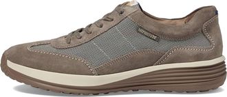 Mephisto Mens Steve Air Lace Up Sneakers In Warm Grey Velsport