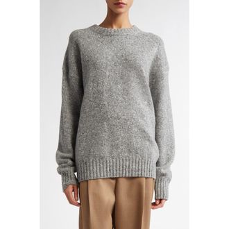 Nellie Partow Dillon Wool & Cashmere Sweater in Stone at Nordstrom Rack, Size Large