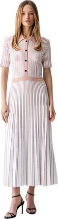 Karl Lagerfeld Dames, Jurken, Wit, Maat: S Viscose