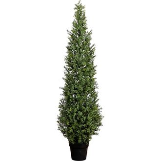 Nearly Natural 5-ft UV Resistant Artificial Boxwood Topiary Tree in Green at Nordstrom