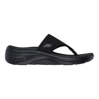 Skechers Go Walk Arch Fit 2.0 Polyester Dames Zwarte Sandalen