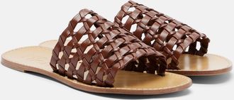 Souliers Martinez Estrella woven leather sandals