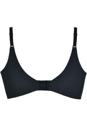 Naturana B&uuml;gel-BH NATURANA Back Smoother, Damen, Gr. 100, Cup B, schwarz, Obermaterial: 84% Polyester, 16% Elasthan, Basic, bequem, BHs B&uuml;gel-BH, ohne B&uuml;gel, u