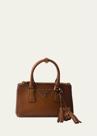 Prada Galleria Mini Shaded Leather Top-Handle Bag
