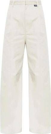 Maison Margiela Pantaloni a gamba ampia con pieghe - Toni neutri