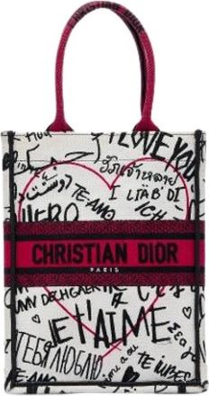 Dior Pre-owned Vintage Canvas Tote Bag - Dames - Vintage Shopper - Veelkleurig - ONE Size - Vintage