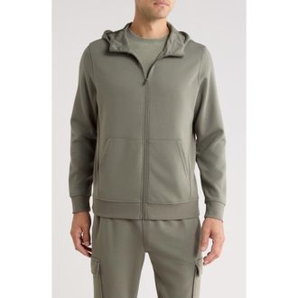 90 Degree by Reflex Scuba Full-Zip Hoodie in Mountain Sage at Nordstrom Rack, Size Xx-Large