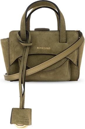 Hidesins Flap XS Tas - Dames - Mini tas - Groen - ONE Size - Leer - Tassen