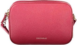 Coccinelle Tebe Bag - Dames - Schoudertassen - Rood - ONE Size - Leer - Tassen