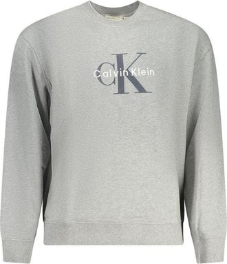 Calvin Klein Grijze Katoenen Sweatshirt voor Mannen