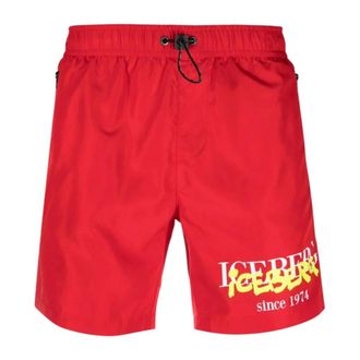 Iceberg Beachwear, male, Red, Size: M Costume