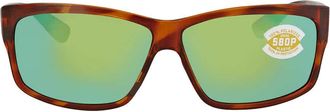 Costa Cut Green Mirror Polarized Polycarbonate Mens Sunglasses UT 51 OGMP 60