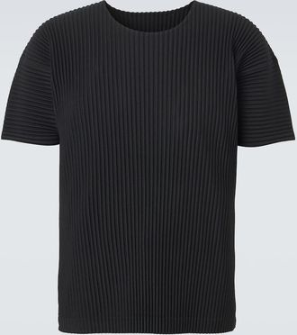 Homme Pliss&eacute; Issey Miyake Homme Pliss&eacute; Issey Miyake Basics pleated T-shirt
