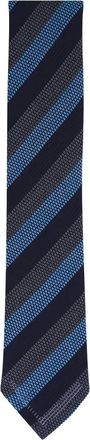 Eton Cravatta a righe - Blu