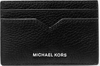 Michael Kors Hudson Pebbled Leather Card Case