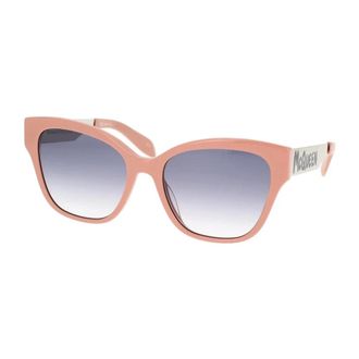 Alexander McQueen Sunglasses, unisex, Pink, 56 MM, Graffiti Cat-Eye Sunglasses Ss22 Collection