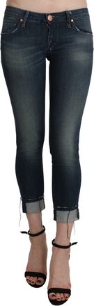 Acht Washed Low Waist Skinny Cropped Womens pant