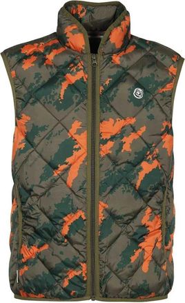 Billionaire Boys Club Full Zip Down Vest - Heren - Bodywarmers - Groen - XS - Leer - Jassen