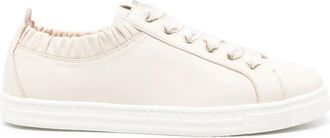 AGL leather sneakers - women - Rubber/Calf Leather/Calf Leather - 38.5 - Neutrals