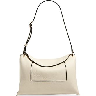 Wandler Penelope Slouch Leather Shoulder Bag in Beige Crust - 1338 at Nordstrom