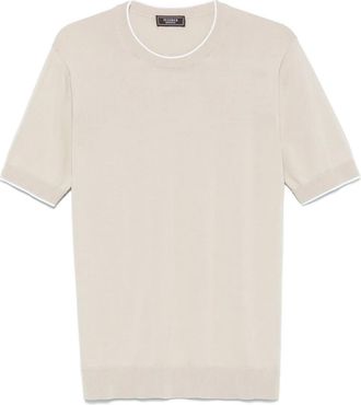 PESERICO T-shirt in cotone - Toni neutri