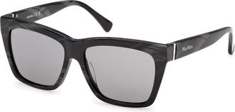 Max Mara Mm 0193 Zonnebril - unisex - Zonnebrillen - Zwart - 54 MM - Accessoires