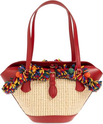 Dolce & Gabbana Capri Coffa Tas - Dames - Schoudertassen - Beige - ONE Size - Katoen - Tassen