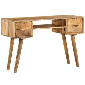 vidaXL Escritorio De Madera Maciza De Mango 115x47x76 Cm Vidaxl