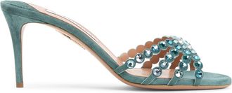 Aquazzura Mules Blue
