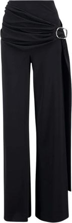 Paco Rabanne Dames, Broeken, Zwart, Maat: L Spandex