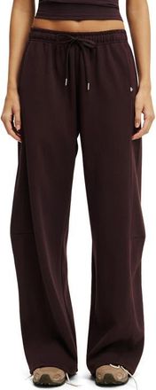 Cotton On Womens Active Summer Fleece Adjustable Hem Sweatpant in Italian Plum at Nordstrom, Size X-Small