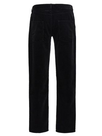 Saint Laurent Cotton Corduroy Trousers - Black