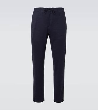 Canali Jersey slim pants