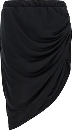 Courr&egrave;ges Black Twist Sport Skirt