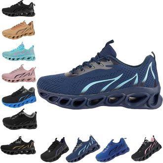 Generic Womens Relieve Foot Pain Perfect Walking Shoes,Womens Mens Neuropathy Running Shoes,Non Slip Orthopedic Casual Shoes (Dark Blue, Adult, Women, 7, Nume