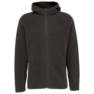 Stoic MerinoPile RissnaSoftSt. Zip Hoody Merinohoodie f&uuml;r Herren | schwarz