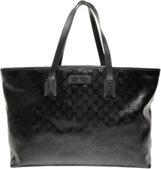 Gucci Pre-owned Tote Bags, female, Black, Size: ONE SIZE Pre-owned Tote Bag