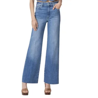 Paige Paige, Dames, Jeans, Blauw, Maat: W34 Katoen