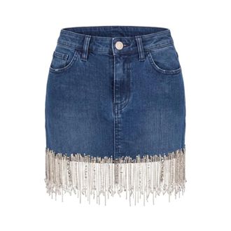 Trussardi Minigonna in Denim - - Skirts - Donna - Blu - S