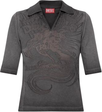 Diesel Donna, Top, Grigio, S, new