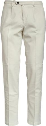 BRIGLIA 1949 Slim-fit Broeken - Heren - Slim Fit Broeken - Wit - 3XL - Katoen - Broeken