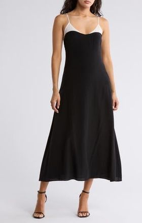 Joie Nicolette Maxi Dress in Caviar at Nordstrom Rack, Size 6