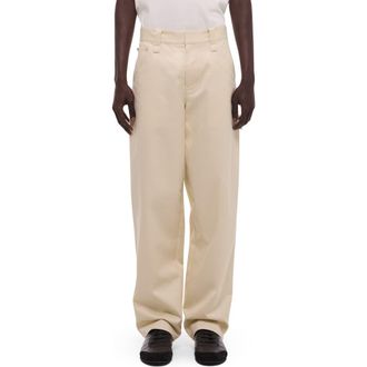 Helmut Lang Cotton Chino Pants in Oatmeal at Nordstrom, Size 29