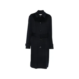 Lardini Belted Button-up Coat