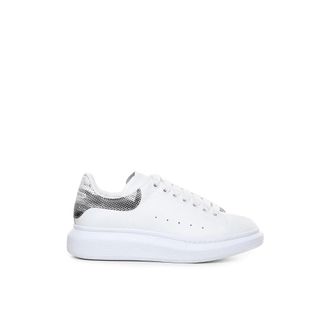 Alexander McQueen Sneakers, male, White, 10 UK, White Leather Trainers