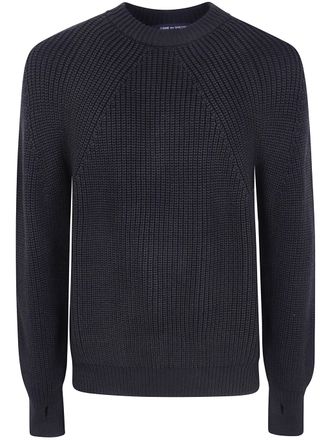 Comme Des Gar&ccedil;ons Sweater Heavy Wool Bicolor Heavy Wool Round N