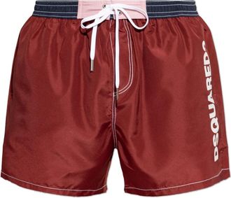 Dsquared2 Swimwear - Heren - Strandmode - Rood - L - Badmode