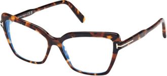 Tom Ford Womens Opticals Dark Havana 55mm Opticals